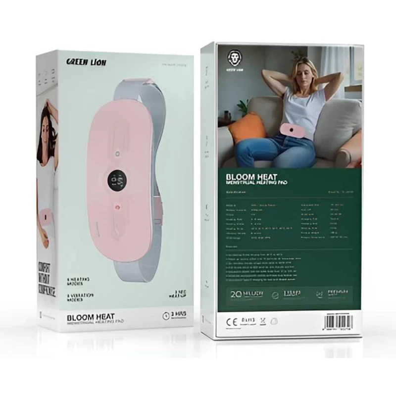 ماساژور و گرم کننده شکم قاعدگی گرین لاین Bloom Heat Menstrual 2