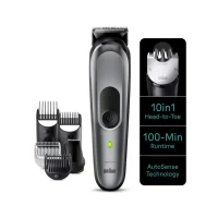 ماشین اصلاح براون مدل MGK7420 - نقره ای, گارانتی اصالت و سلامت فیزیکی