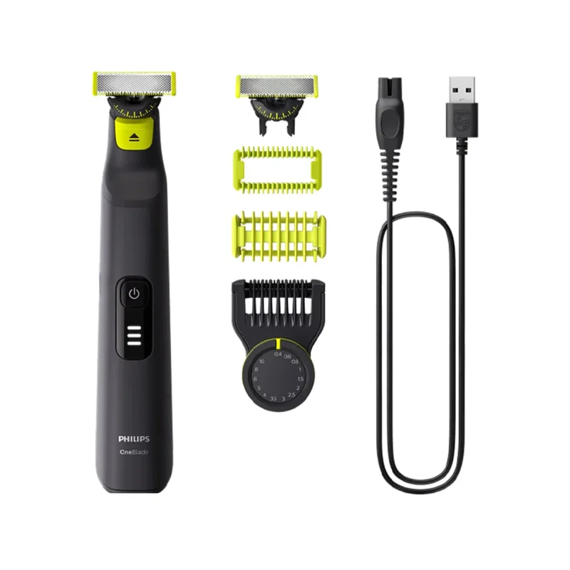 ماشین اصلاح فیلیپس مدل OneBlade pro QP6542/15 - مشکی, گارانتی اصالت و سلامت فیزیکی