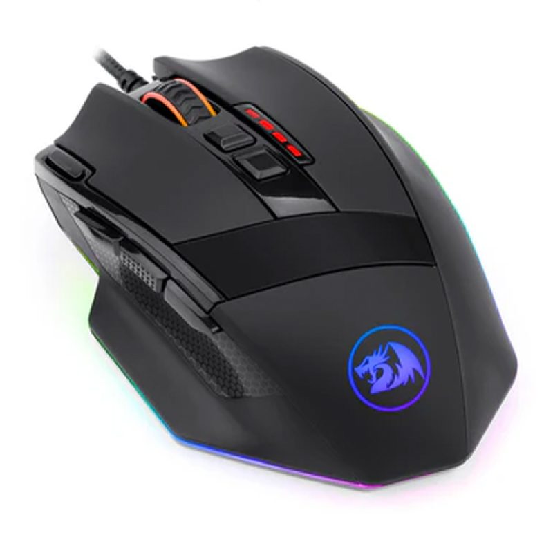 ماوس باسیم ردراگون مدل Sniper M801 RGB - مشکی, ۱۸ ماه گارانتی شرکتی