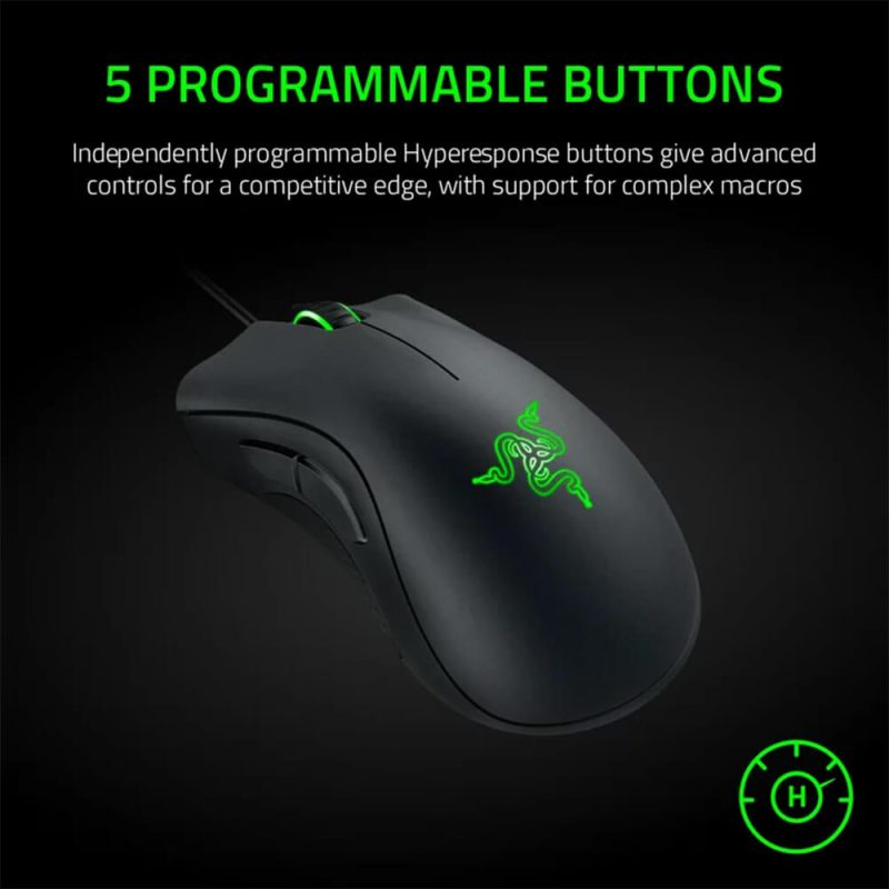 ماوس باسیم ریزر گیمینگ مدل DeathAdder Essential 7