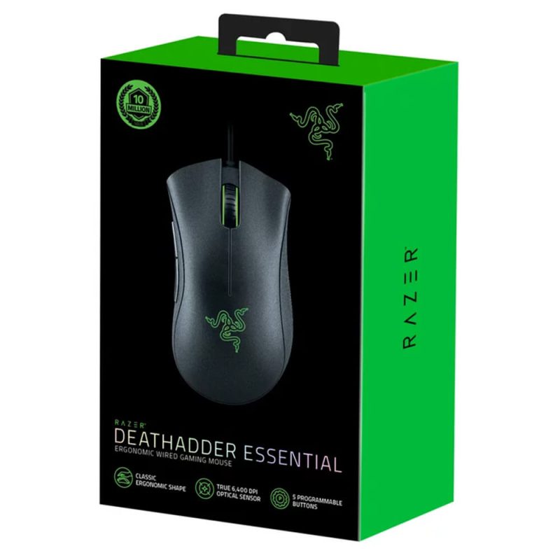 ماوس باسیم ریزر گیمینگ مدل DeathAdder Essential 8