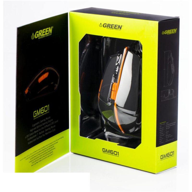 ماوس باسیم گیمینگ گرین مدل GM601 4