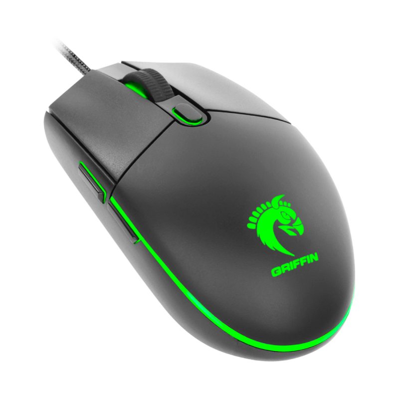 ماوس باسیم گیمینگ گرین مدل GM603-RGB 5