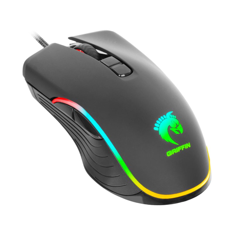 ماوس باسیم گیمینگ گرین مدل GM605-RGB 5
