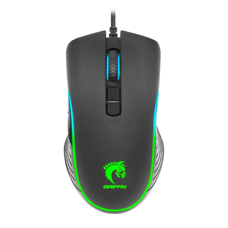 ماوس باسیم گیمینگ گرین مدل GM605-RGB - مشکی, گارانتی گرین