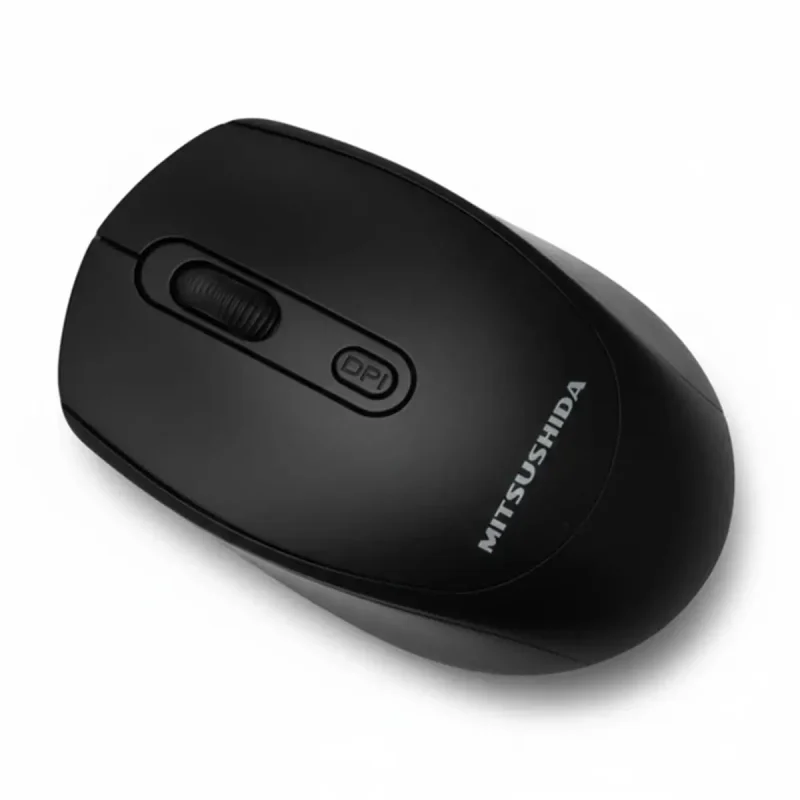 ماوس بی سیم میتسوشیدا مدل KC-10M - مشکی, گارانتی اصالت و سلامت فیزیکی