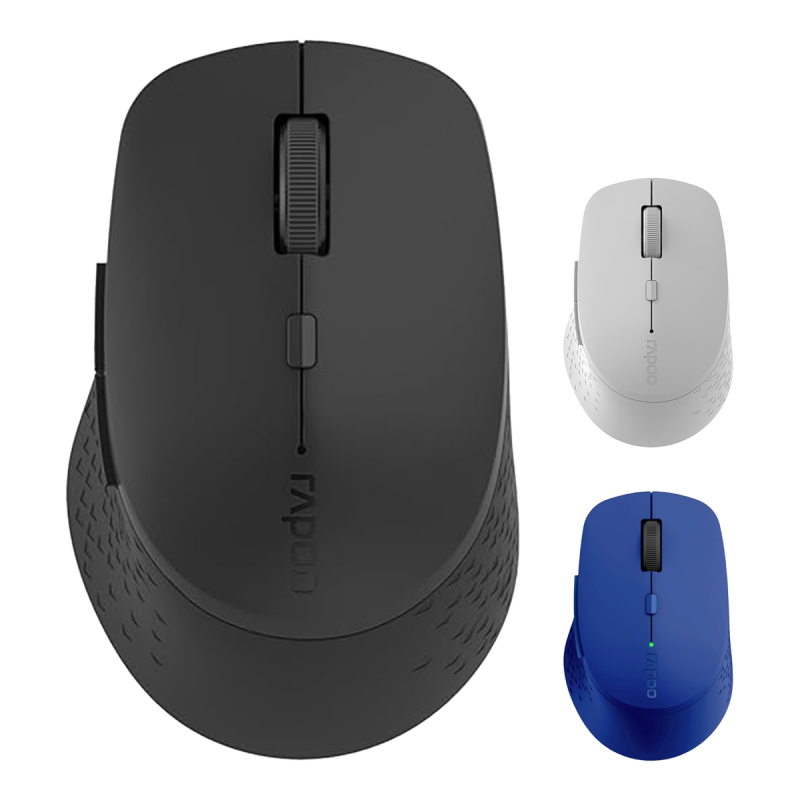 ماوس بی‌سیم رپو مدل M300 Silent - ۱۲ ماه گارانتی شرکتی, مشکی
