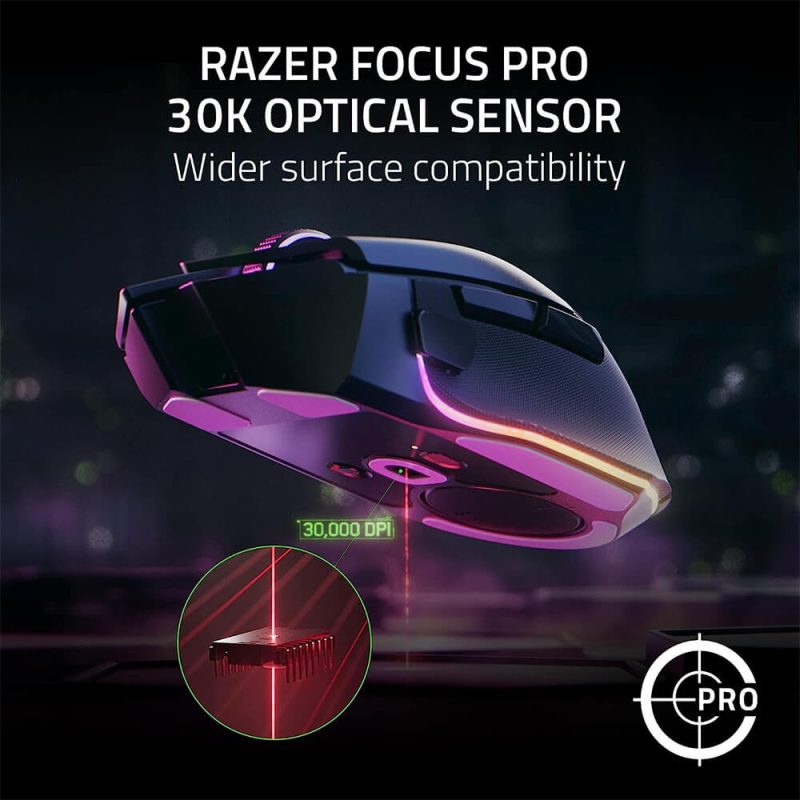 ماوس بی‌سیم ریزر گیمینگ مدل Basilisk V3 Pro 6