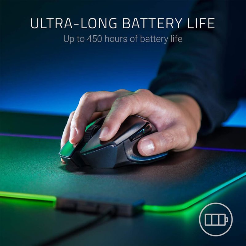 ماوس بی‌سیم ریزر گیمینگ مدل Basilisk X HyperSpeed 10