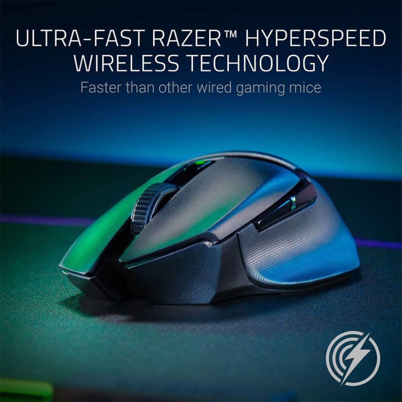 ماوس بی‌سیم ریزر گیمینگ مدل Basilisk X HyperSpeed 9