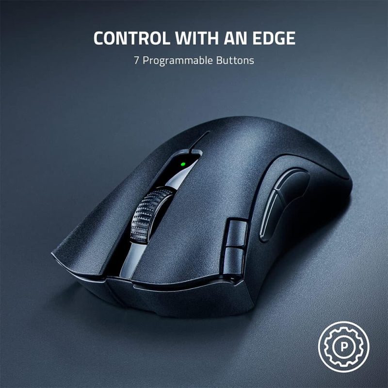ماوس بی‌سیم ریزر گیمینگ مدل DeathAdder V2 X HyperSpeed 7