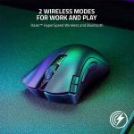 ماوس بی‌سیم ریزر گیمینگ مدل DeathAdder V2 X HyperSpeed 9
