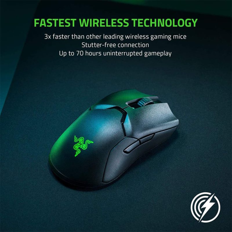 ماوس بی‌سیم ریزر گیمینگ مدل Viper Ultimate + Dock 12