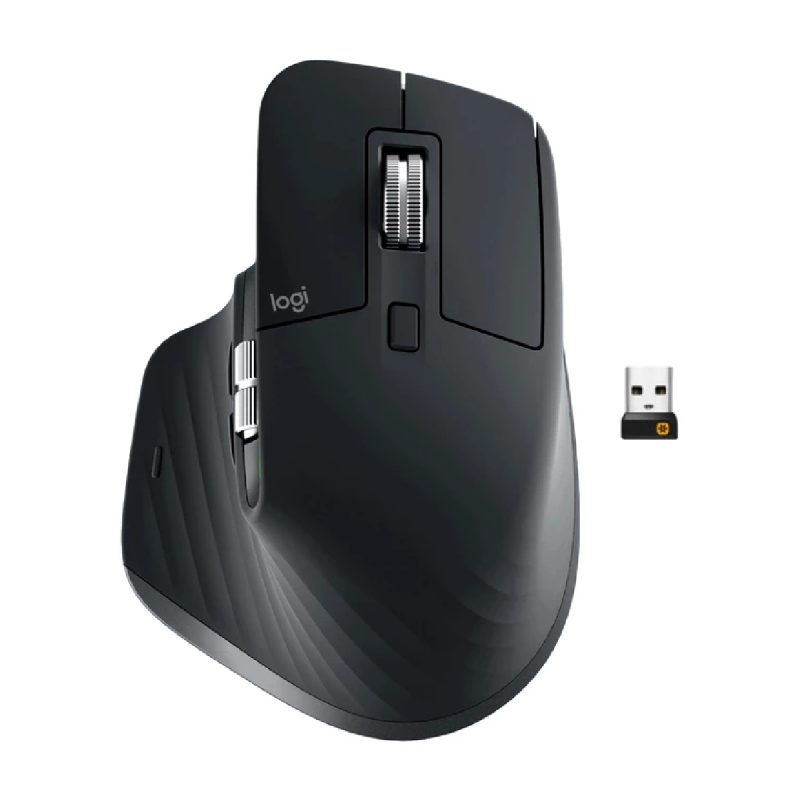ماوس بی‌سیم لاجیتک مدل MX MASTER 3S - مشکی, ۱۸ ماه گارانتی شرکتی