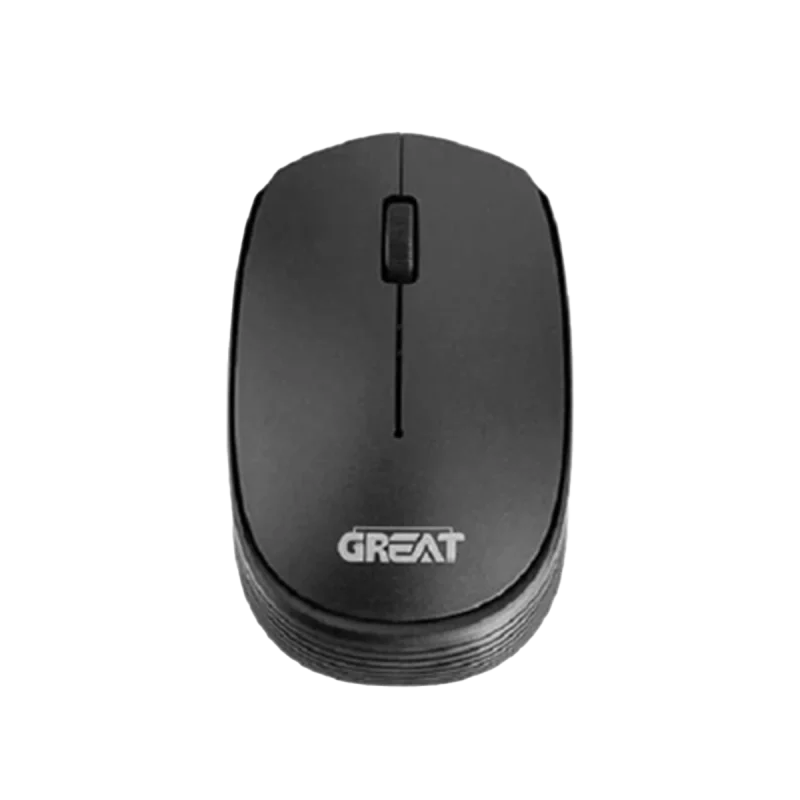 ماوس بی‌سیم گریت مدل GR-740 - مشکی, گارانتی اصالت و سلامت فیزیکی