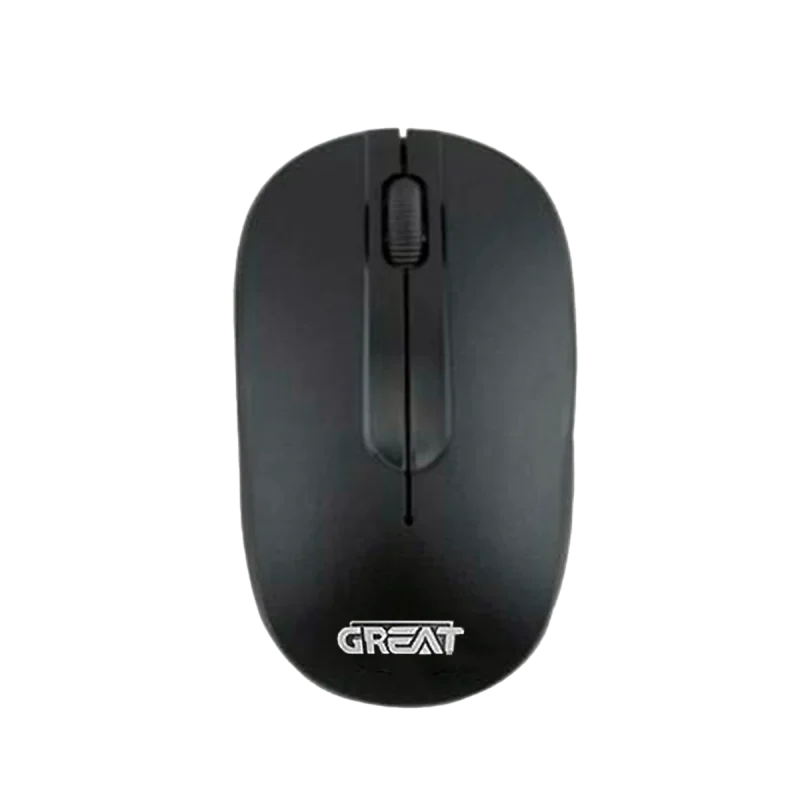 ماوس بی‌سیم گریت مدل GR-750 - مشکی, گارانتی اصالت و سلامت فیزیکی