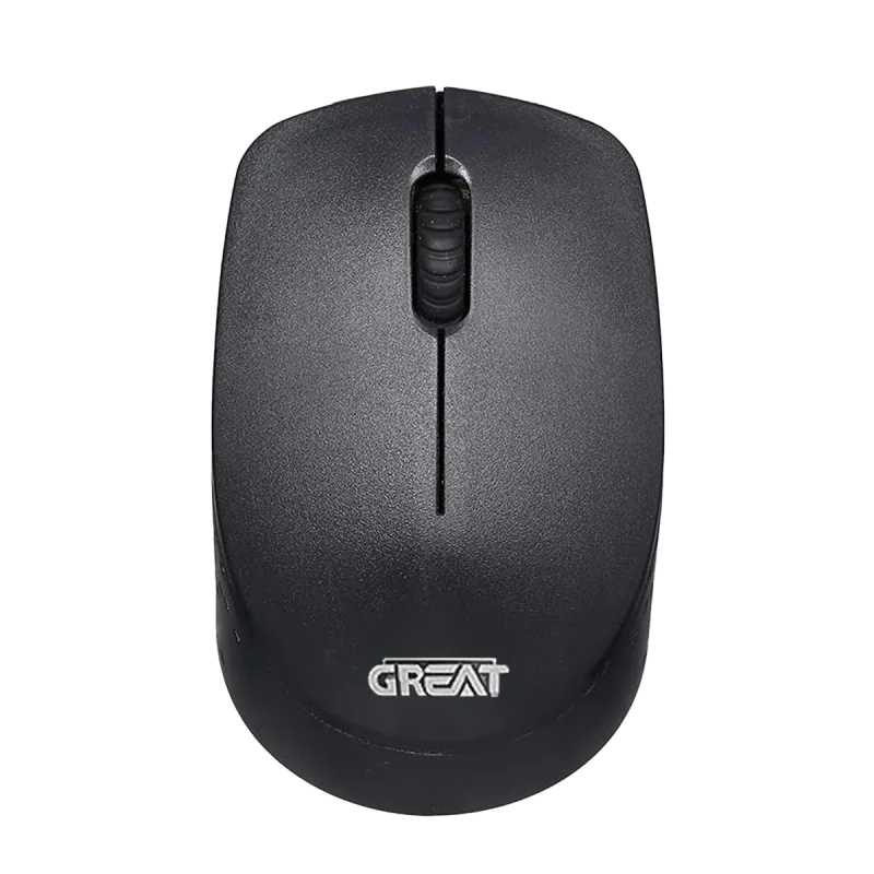 ماوس بی‌سیم گریت مدل GR-760 - مشکی, گارانتی اصالت و سلامت فیزیکی