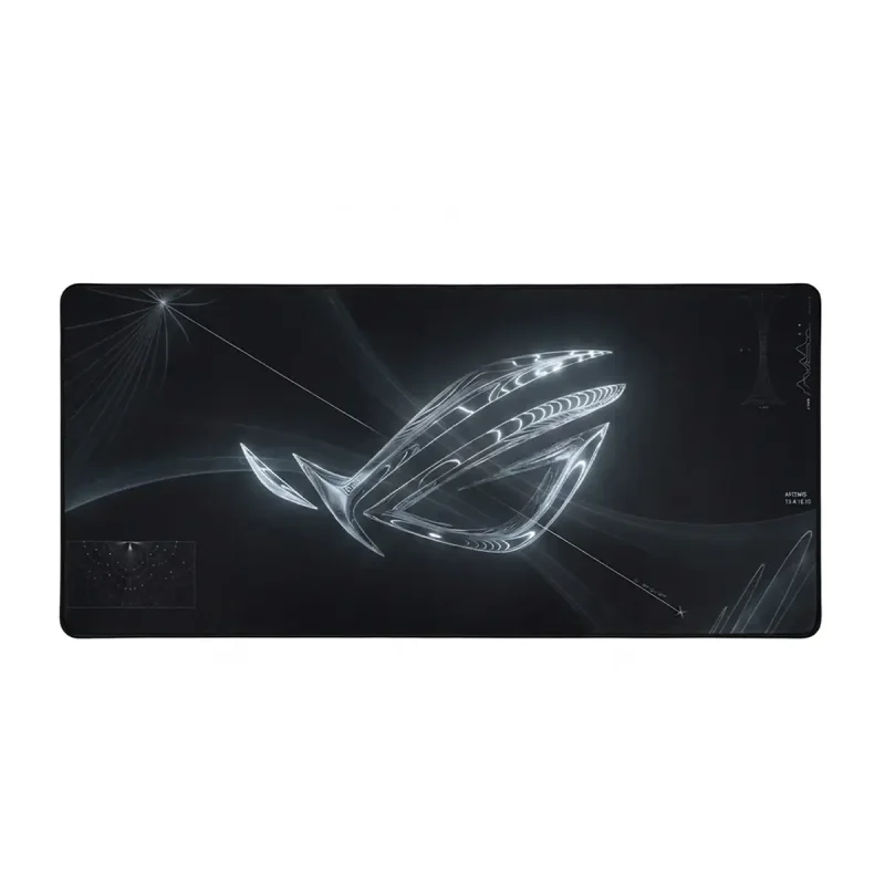 ماوس پد گیمینگ ROG BLACK WHITE مدل NU183 - مشکی, گارانتی اصالت و سلامت فیزیکی