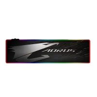 ماوس پد گیمینگ آئوروس مدل RGB سایز 40×90 - مشکی