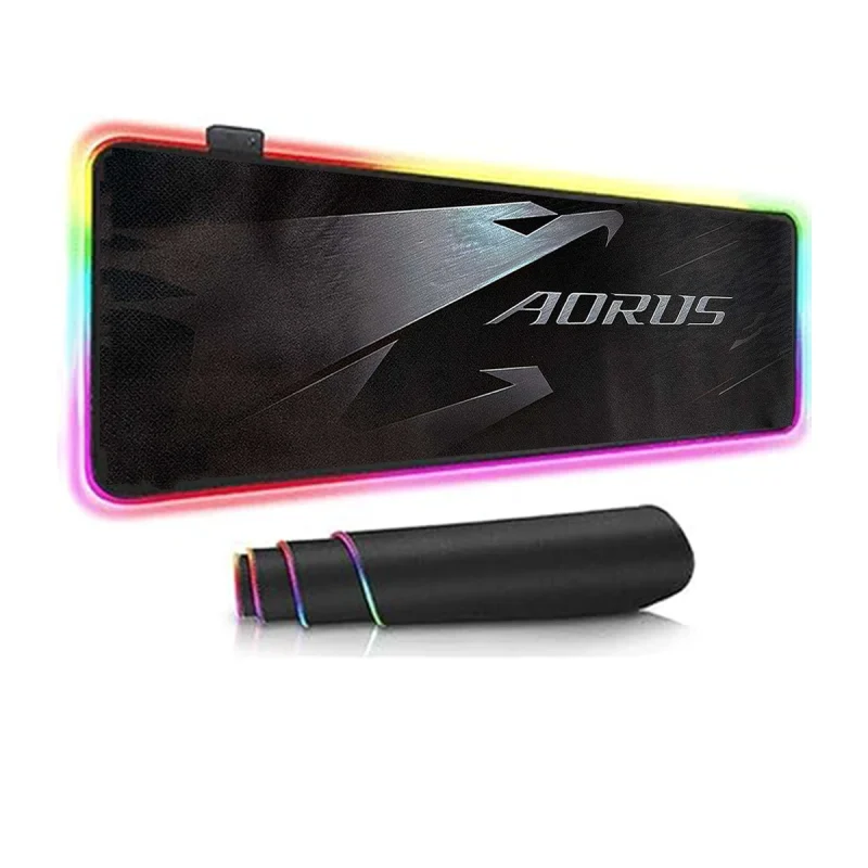 ماوس پد گیمینگ آئوروس مدل RGB سایز 40×90 3