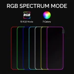 ماوس پد گیمینگ ریزر سایز 30×70 مدل RGB 4