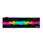 ماوس پد گیمینگ ام اس آی مدل RGB سایز 40×90 - مشکی