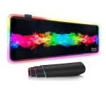 ماوس پد گیمینگ ام اس آی مدل RGB سایز 40×90 2