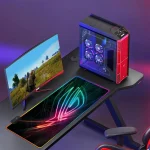 ماوس پد گیمینگ ایسوس سایز 30×70 مدل RGB طرح ROG 2