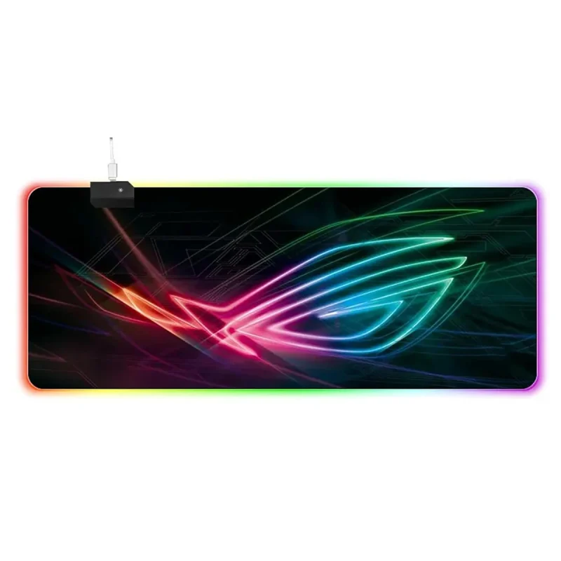 ماوس پد گیمینگ ایسوس سایز 30×70 مدل RGB طرح ROG - گارانتی اصالت و سلامت فیزیکی