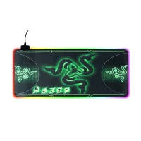 ماوس پد گیمینگ ریزر مدل RGB سایز 30×60 طرح سبز - گارانتی اصالت و سلامت فیزیکی