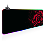 ماوس پد گیمینگ سایز 30×60 مدل RGB طرح تایگر 6