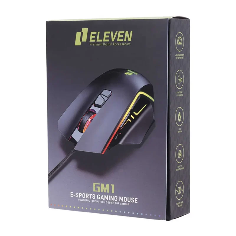 ماوس گیمینگ با سیم الون مدل GM1 4