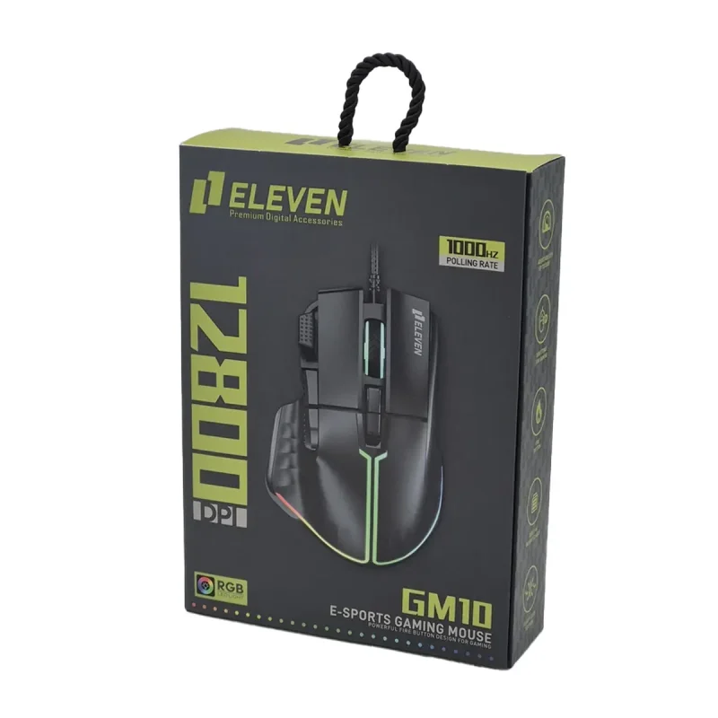 ماوس گیمینگ با سیم الون مدل GM10 3