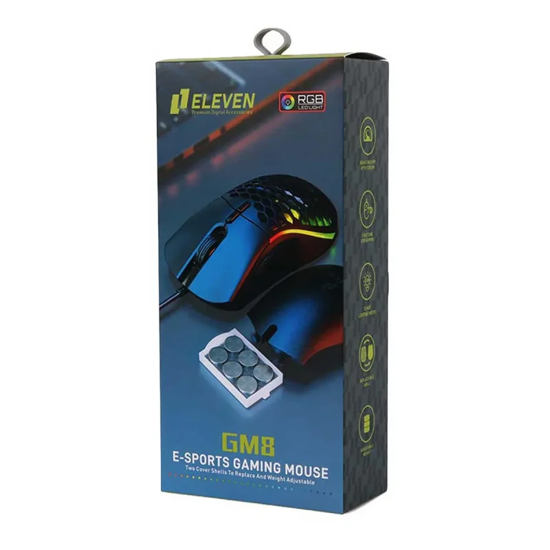 ماوس گیمینگ با سیم الون مدل GM8 6