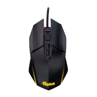ماوس گیمینگ با سیم جی‌پلاس مدل GMK-M440W - مشکی, 24 ماه گارانتی گلدیران
