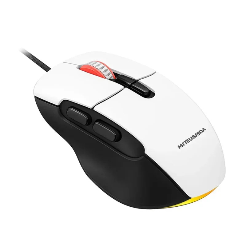 ماوس گیمینگ با سیم میتسوشیدا مدل KC-G800 - سفید, گارانتی اصالت و سلامت فیزیکی