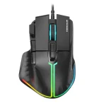 ماوس گیمینگ با سیم میتسوشیدا مدل KC-T90 - مشکی, گارانتی اصالت و سلامت فیزیکی