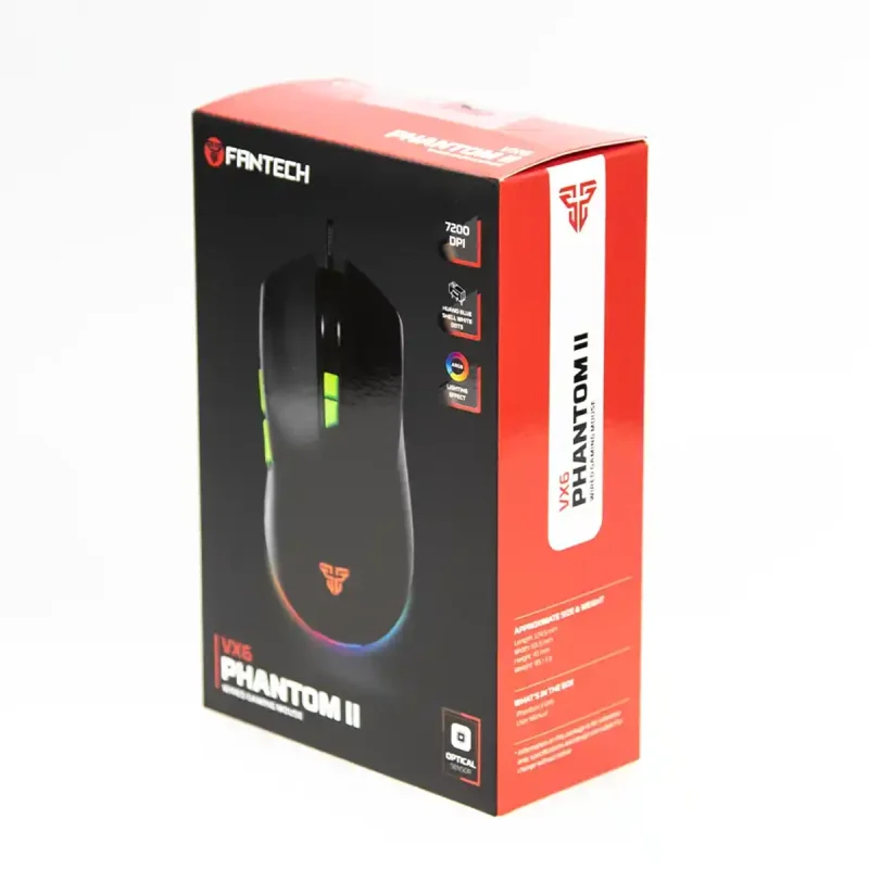 ماوس گیمینگ باسیم فنتک مدل PHANTOM II VX6 7
