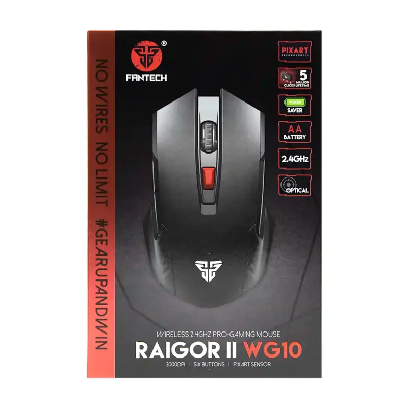 ماوس گیمینگ باسیم فنتک مدل RAIGOR II WG10 5