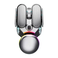 ماوس گیمینگ بی سیم الون مدل ROBOCOP - کروم, گارانتی شرکتی