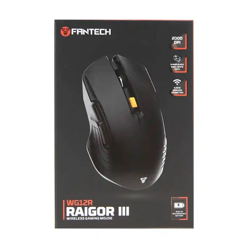 ماوس گیمینگ بی سیم فنتک مدل RAIGOR III WG12R 2