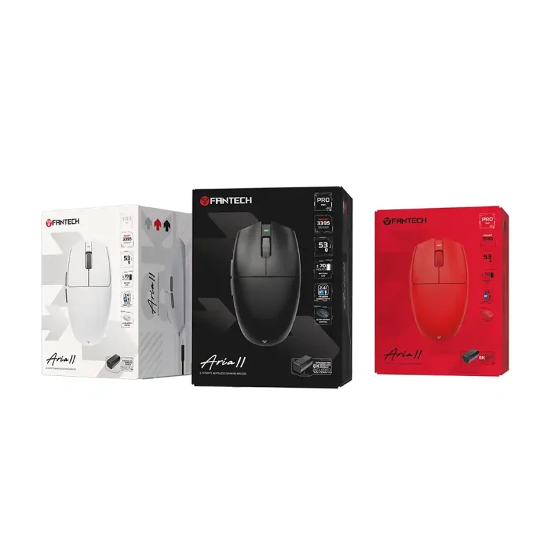 ماوس گیمینگ بی‌سیم فنتک مدل ARIA II PRO XD7V2P 7