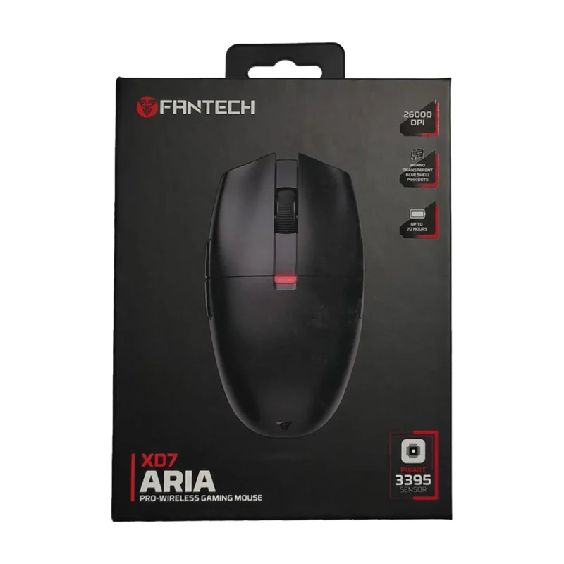 ماوس گیمینگ بی‌سیم فنتک مدل ARIA XD7 11