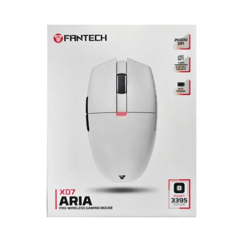 ماوس گیمینگ بی‌سیم فنتک مدل ARIA XD7 12