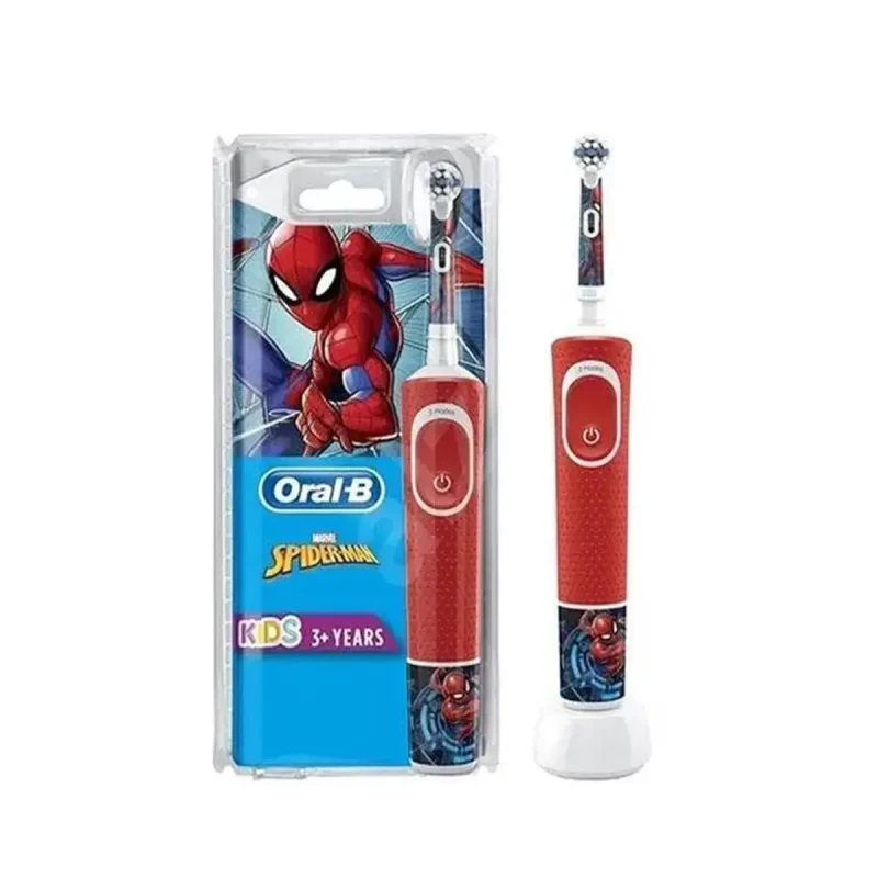 مسواک برقی کودکانه اورال بی طرح اسپایدرمن Spiderman Kids - قرمز, گارانتی اصالت و سلامت فیزیکی