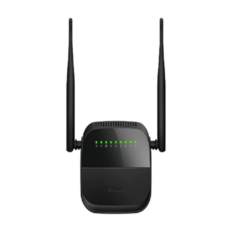 مودم ADSL2 Plus بی سیم دی لینک مدل DSL-124 New - مشکی, ۱۲ ماه گارانتی شرکتی
