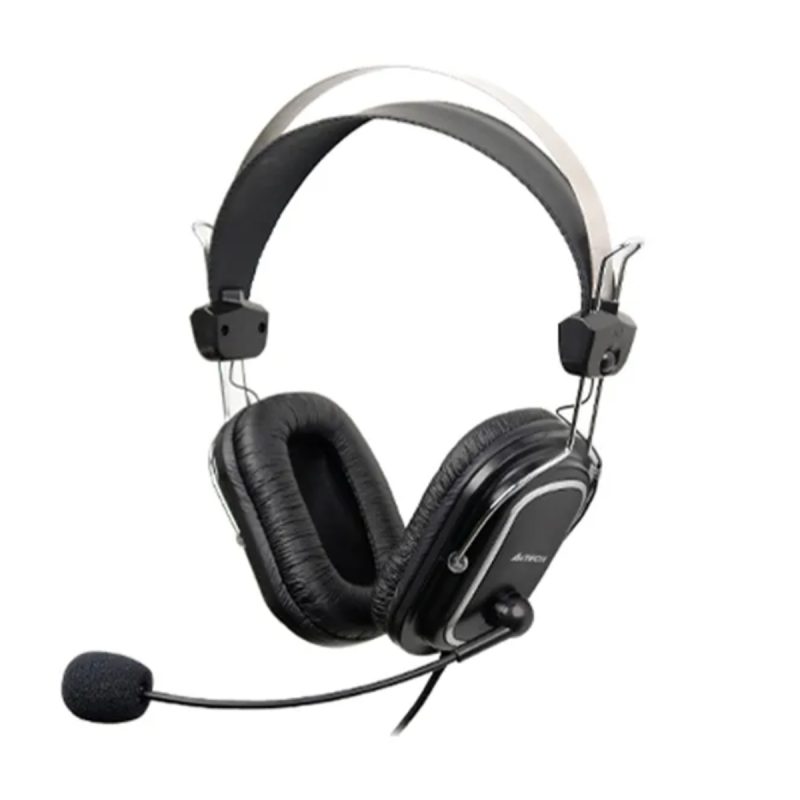 هدست باسیم گیمینگ ای فورتک مدل HS-50 - مشکی, 18 ماه گارانتی نوترونیک