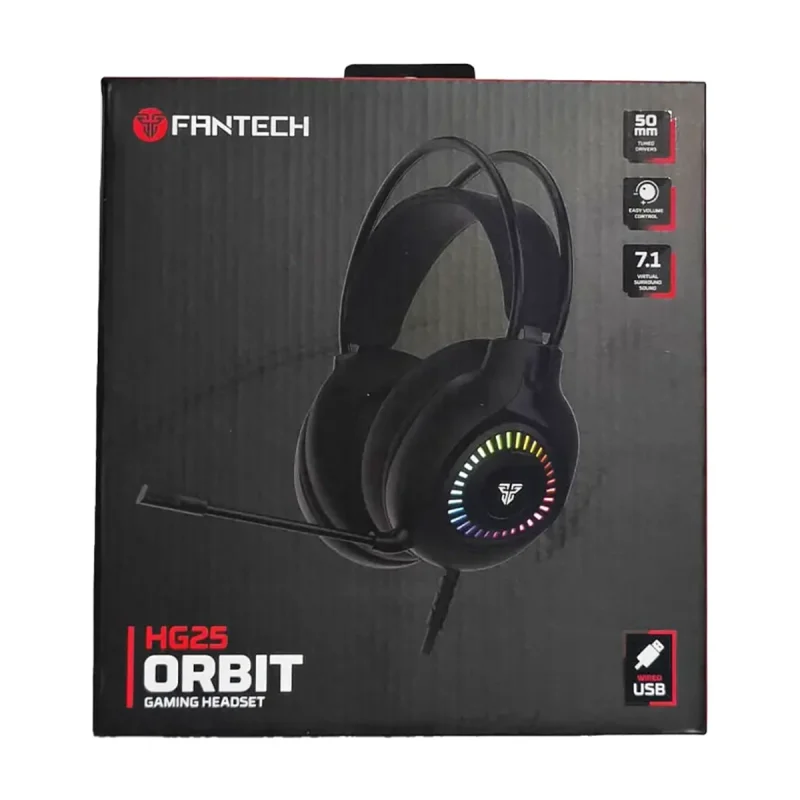 هدست باسیم گیمینگ فنتک مدل ORBIT HG25 6