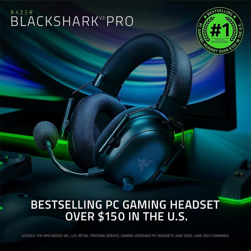 هدست گیمینگ بی سیم – Razer BlackShark V2 Pro 16